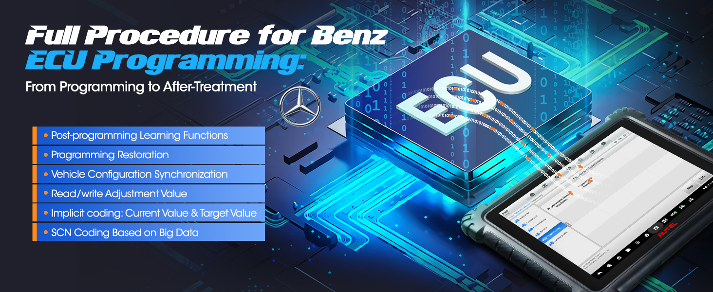 Autel MaxiSys Ultra MSULTRA 2023 Top Intelligent Diagnostic Scanner- A+6 ECU Programing BENZ