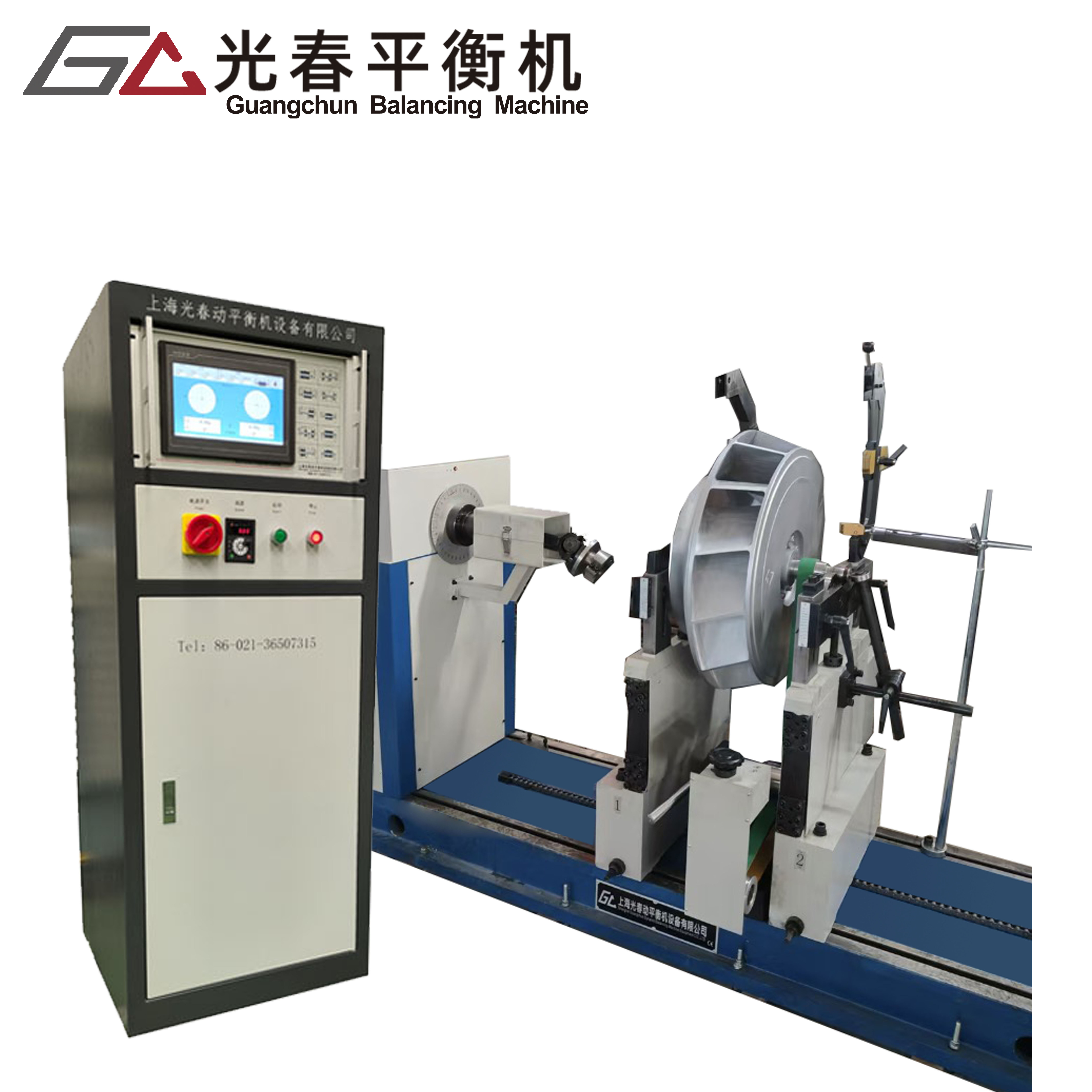 1000Kg universal joint and belt drive balancing machine