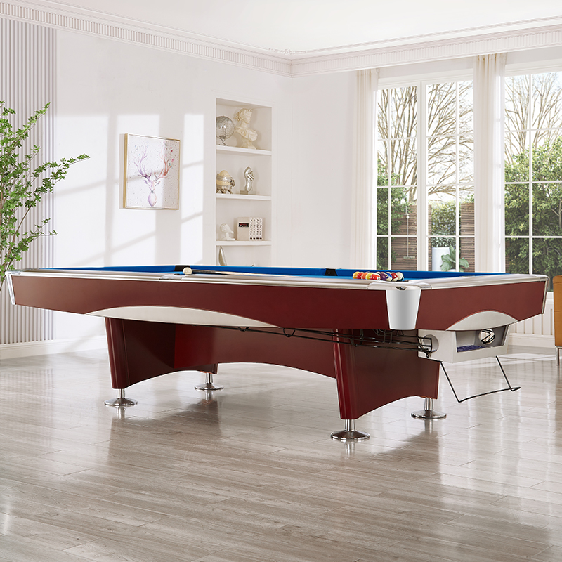 X4 Commercial Slate Pool Table Set - Heavy Duty Billiard Table with LED Lamp & Accessories