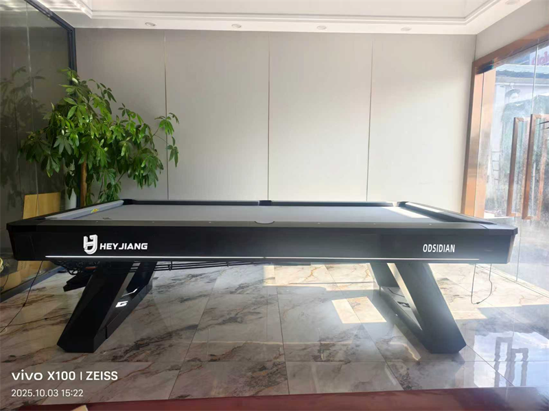 M13 Obsidian Slate Pool Table - Complete Home Billiard Kit with Steel Subframe
