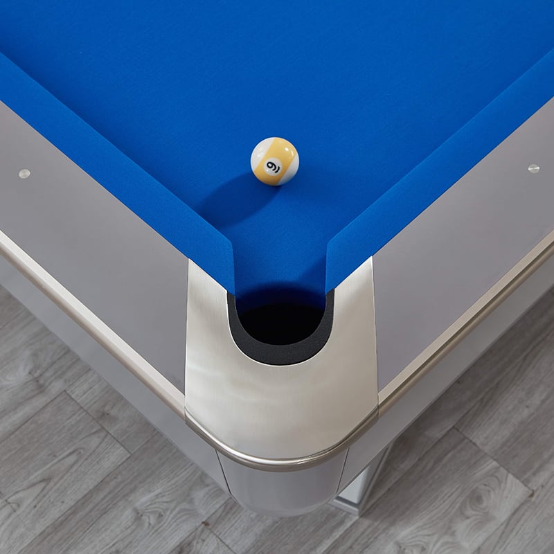 X-MAN Pool Table - Heavy Duty Steel Frame Drop Pocket Home Billiard Set
