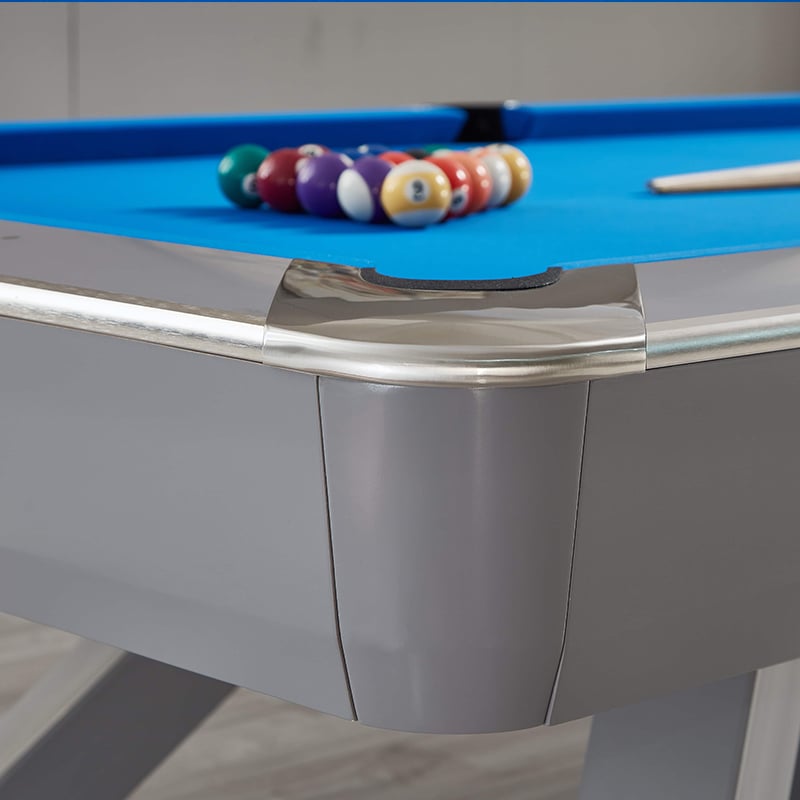 X-MAN Pool Table - 30mm Precision Slate Steel Frame Professional Billiard Table