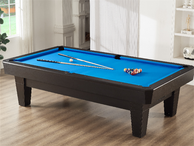 M12 Diamond Pool Table - Commercial 3-Piece Slate Billiard Table with LED Lamp