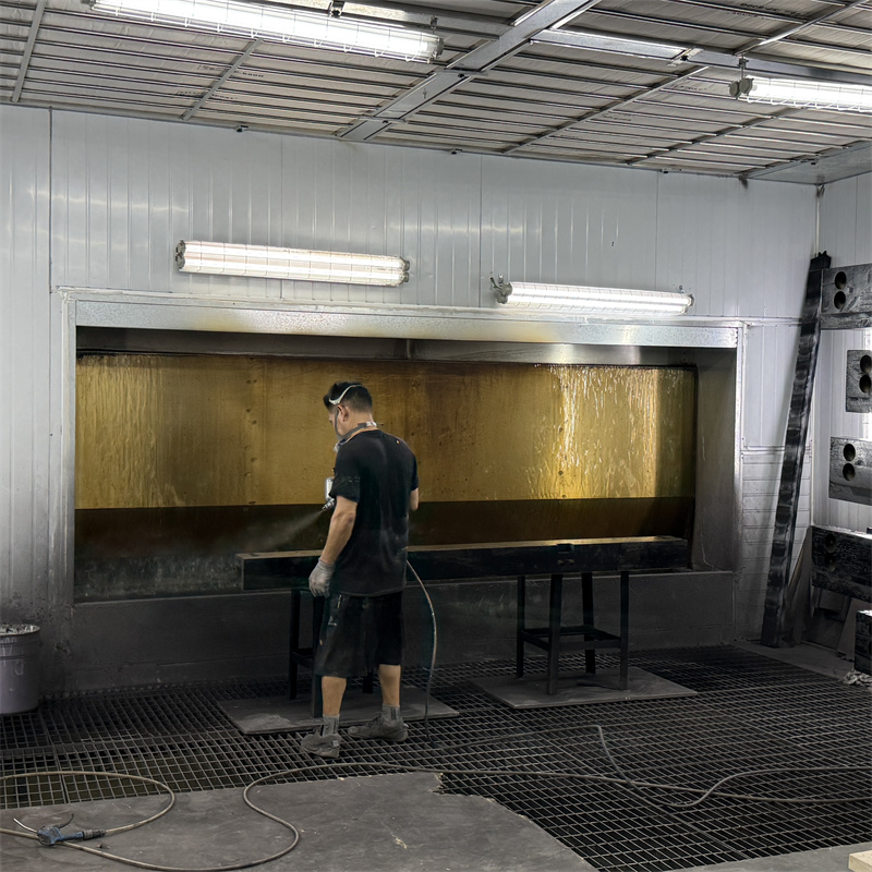 Billiard Table Factory Production Process Spray Painting