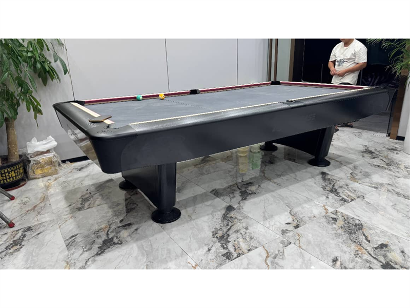UP X4 Pool Table - Commercial Steel Frame Ball Return Billiard Table with LED Lamp

