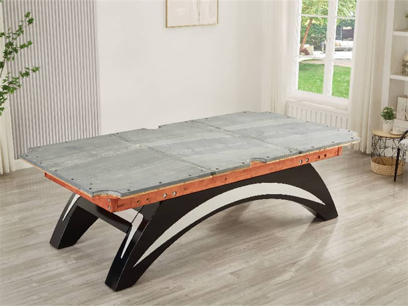 M8 Slate Pool Table - Commercial Grade Heavy Duty Bare Frame (Drop Pocket)