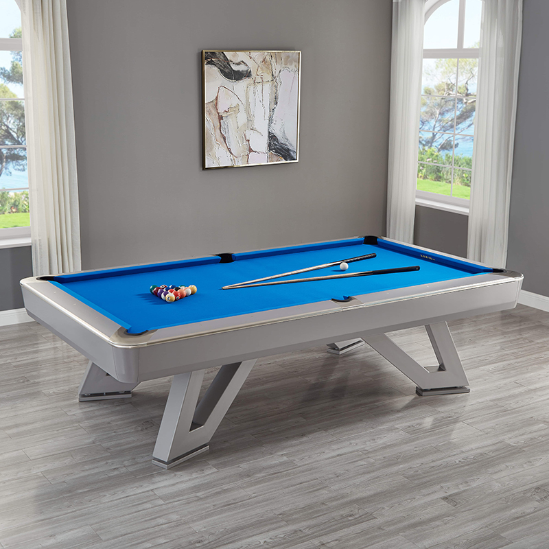 X-MAN Pool Table - Steel Subframe 25mm Slate Drop Pocket Bare Table
