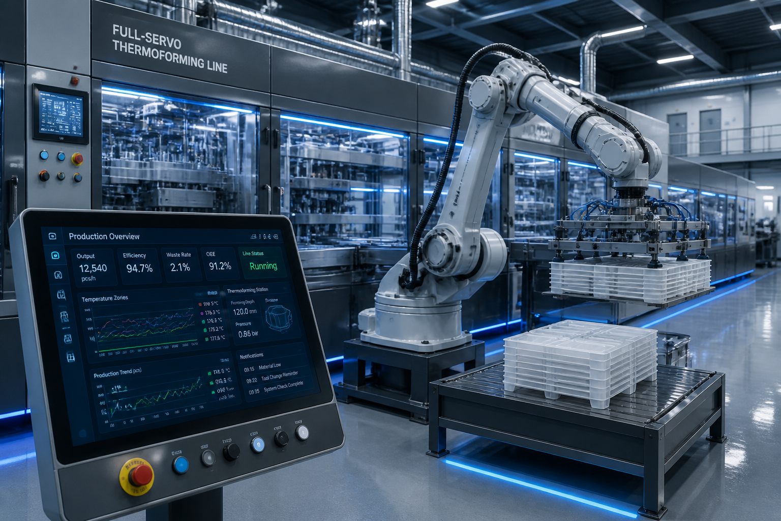 Thermoforming Industry Accelerates Toward $60 Billion as Robotics and Full-Servo Drives Rewrite the Playbook