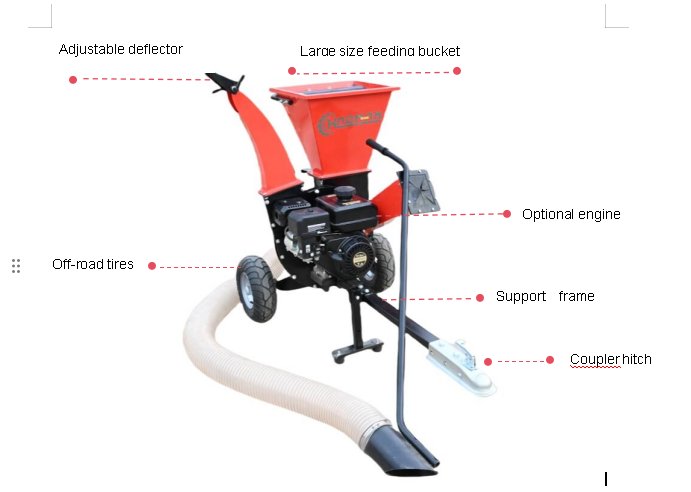 CS703 Hydraulic Feeding Shredder Small Wood Chipper Leaves And Branches Chipper Shredder Wood Chipper supplier