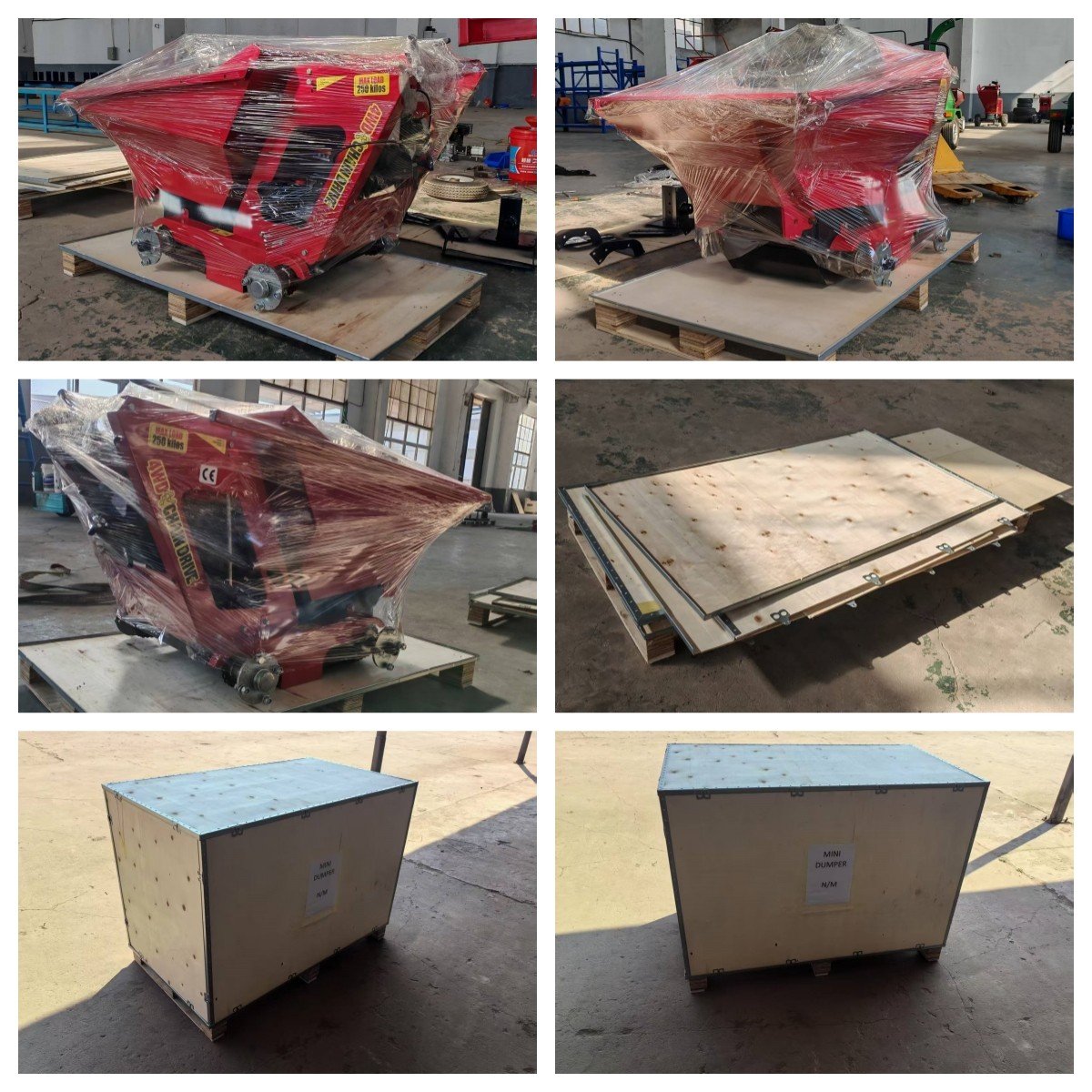 The Packaging for the Mini Dumper