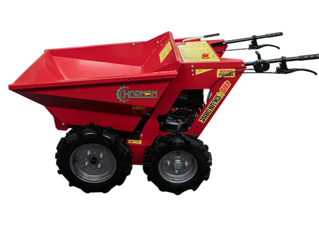 KNDMAX MD250: शक्तिशाली 250 किग्रा 4x4 गैस से चलने वाली व्हीलबैरो - किसी भी भूभाग पर काबू पाएं
