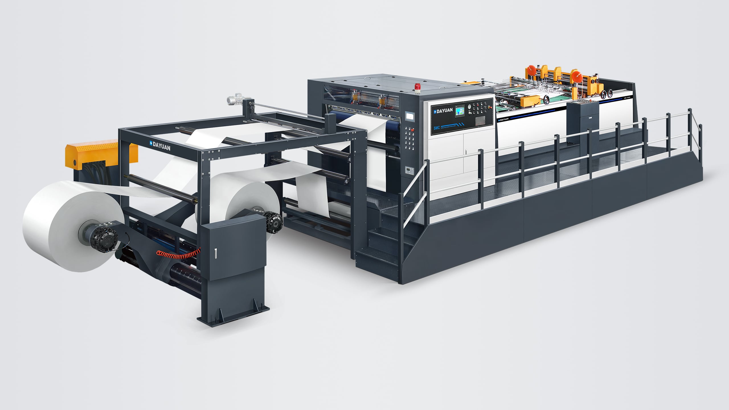 SMC-1100H/1500H/1700H/1900H（Servo Precision Double Helix High Speed Sheet Cutter Machine With Auto Pallet Changer）