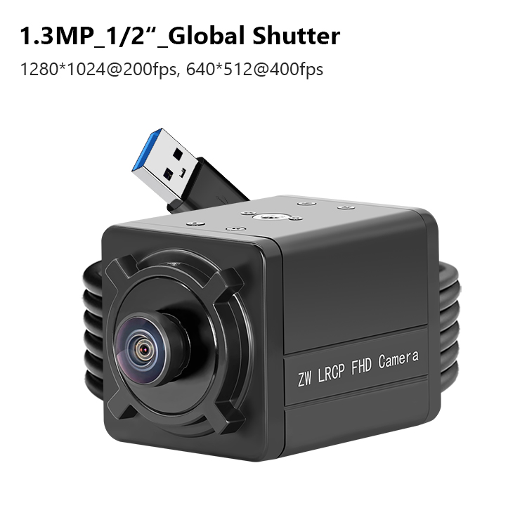 1.3MP Global Shutter USB3.0 Camera 400fps 200fps High Frame Rate for Quality Control Vision System