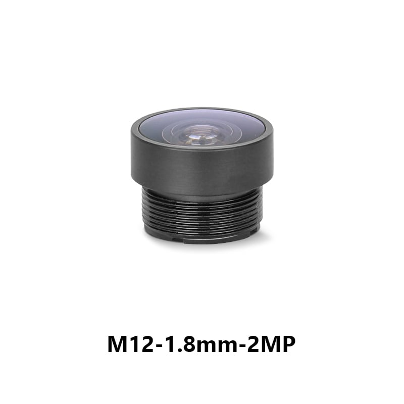 1.8mm F2.4 3MP 130° FOV M12 Mount Fixed Focus Lens for 1/3" Image Format