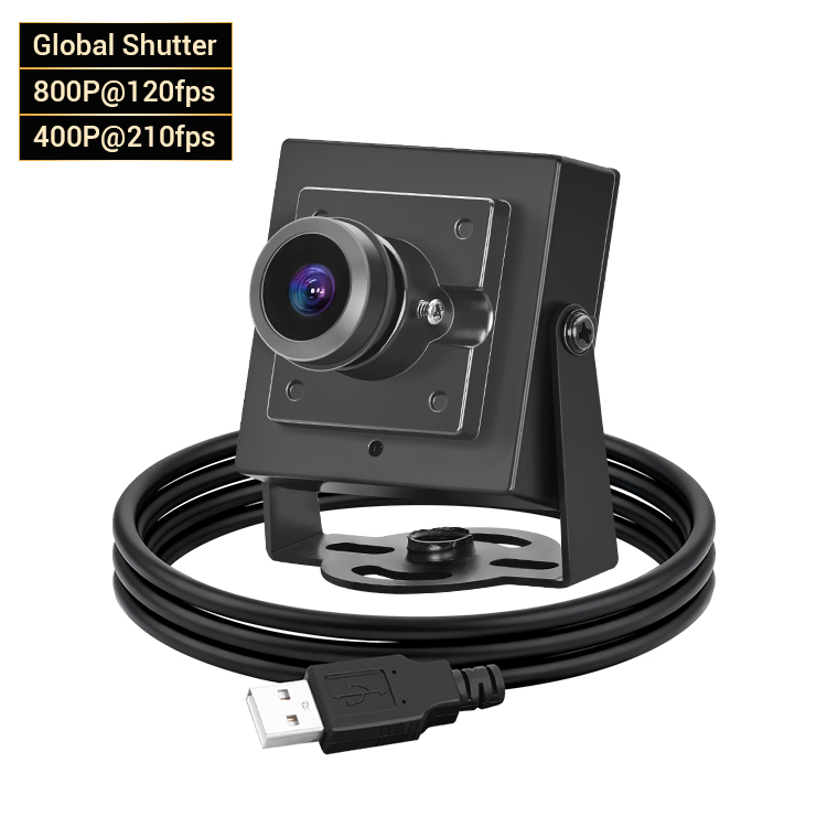 OV9281 HD Global Shutter Camera Black White 120fps 800P 210fps 640X480 Mini USB Industrial Camera for High Speed Capture