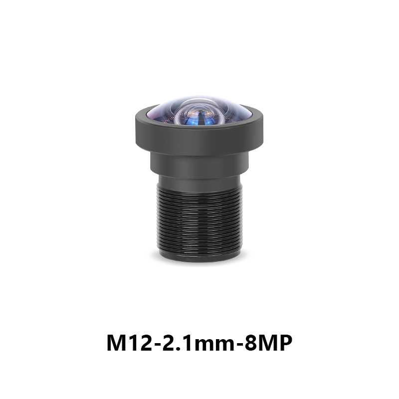2.1mm F1.8 8MP 220° FOV 1/2.3" Image Format Camera Lens M12 Mount 