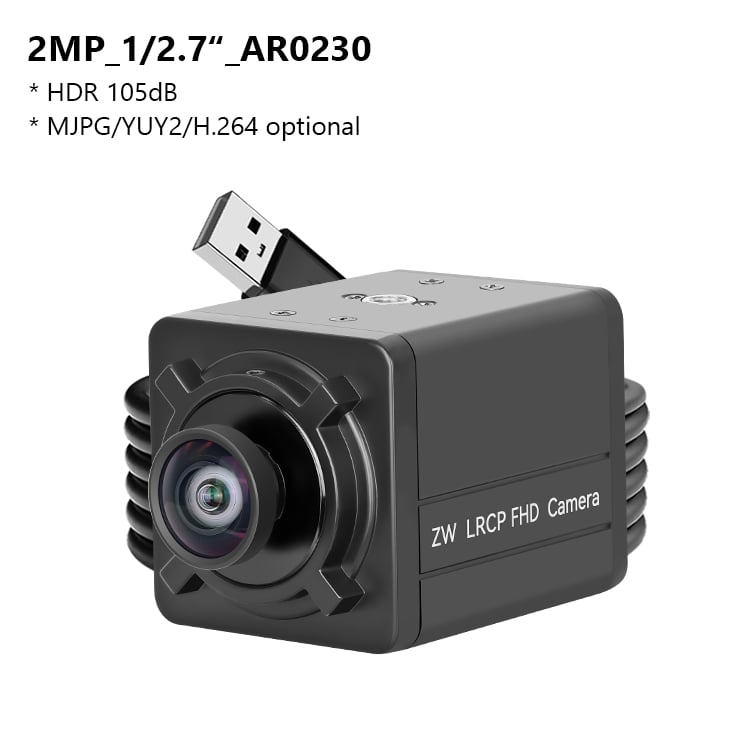 AR0230 2MP WDR Mini USB Camera 105dB HDR 1080P MJPG/YUY2/H.264 High Speed 30fps UVC Webcam 