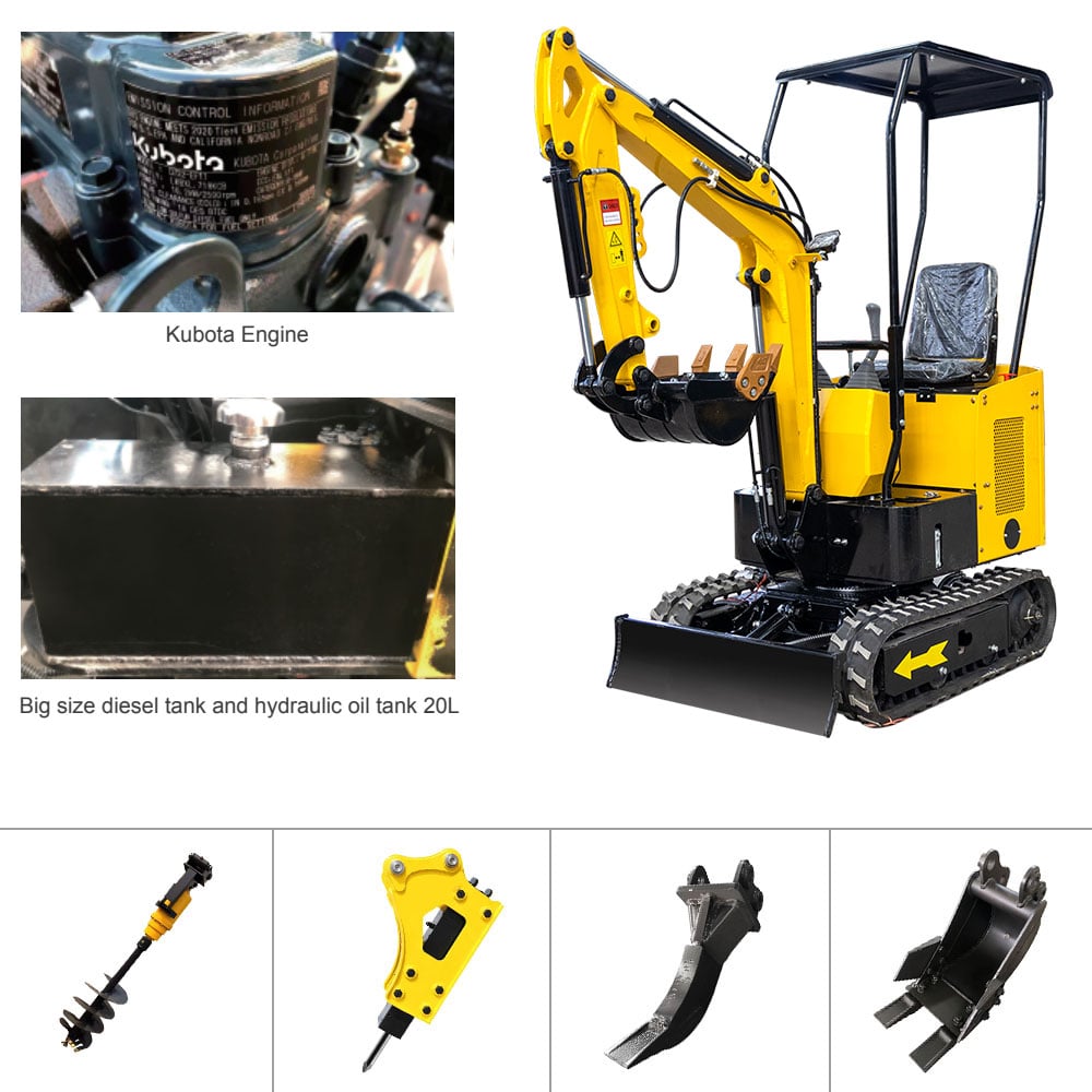 HT12 1.2ton Mini Excavator