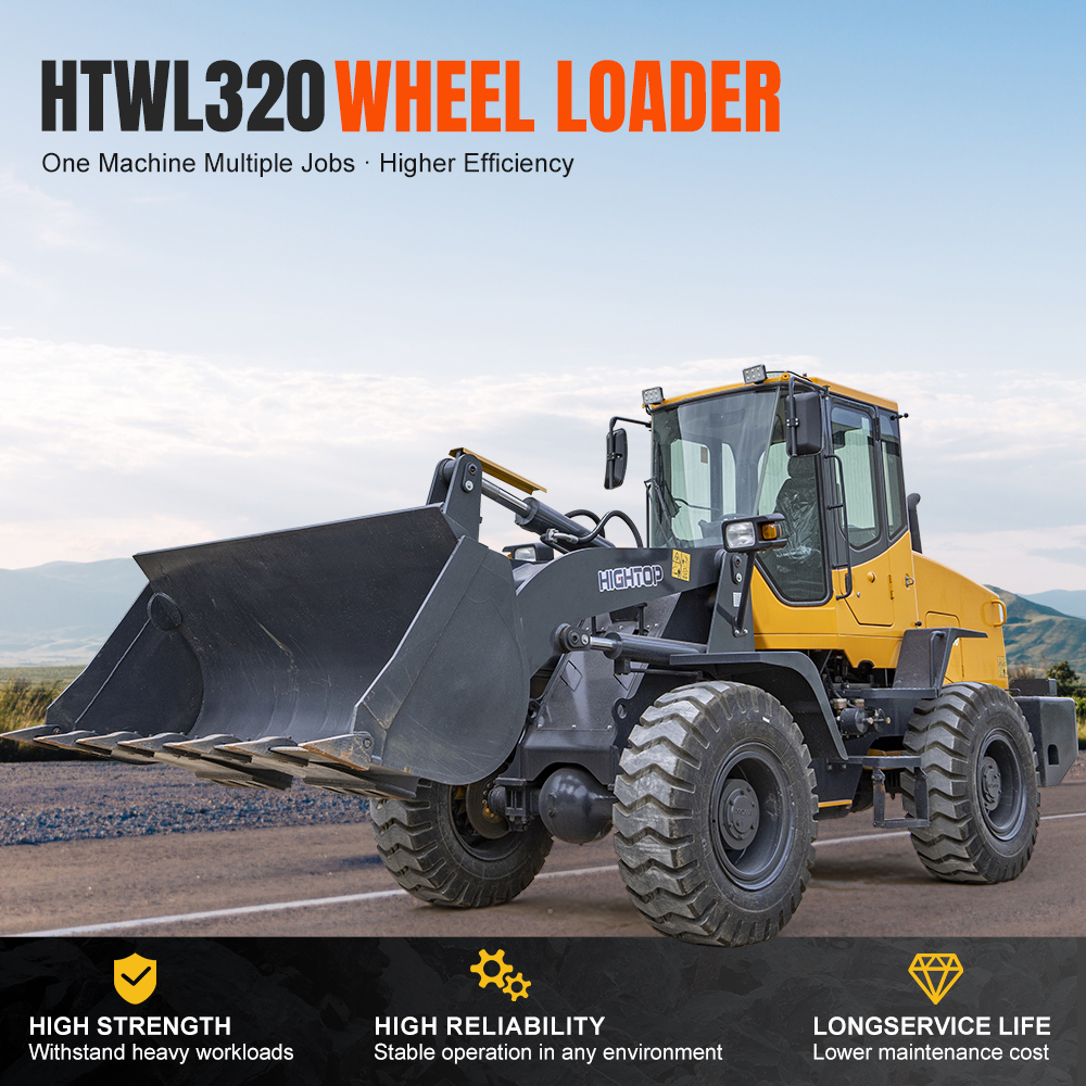 HTWL320 Wheel Loader: Panduan Proses Tempahan, Penghantaran & Kerjasama