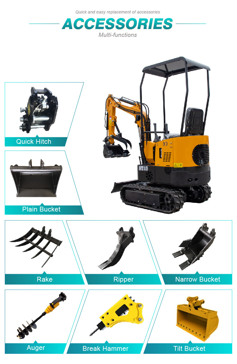 HT10B 1ton Mini Excavator
