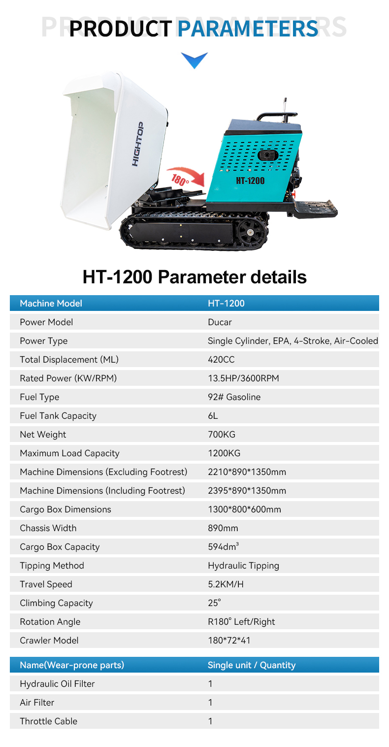 Rotation Dump Truck HT1200