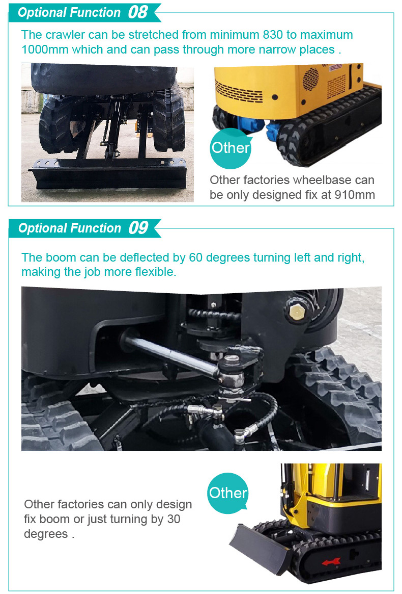 HT10B 1ton Mini Excavator