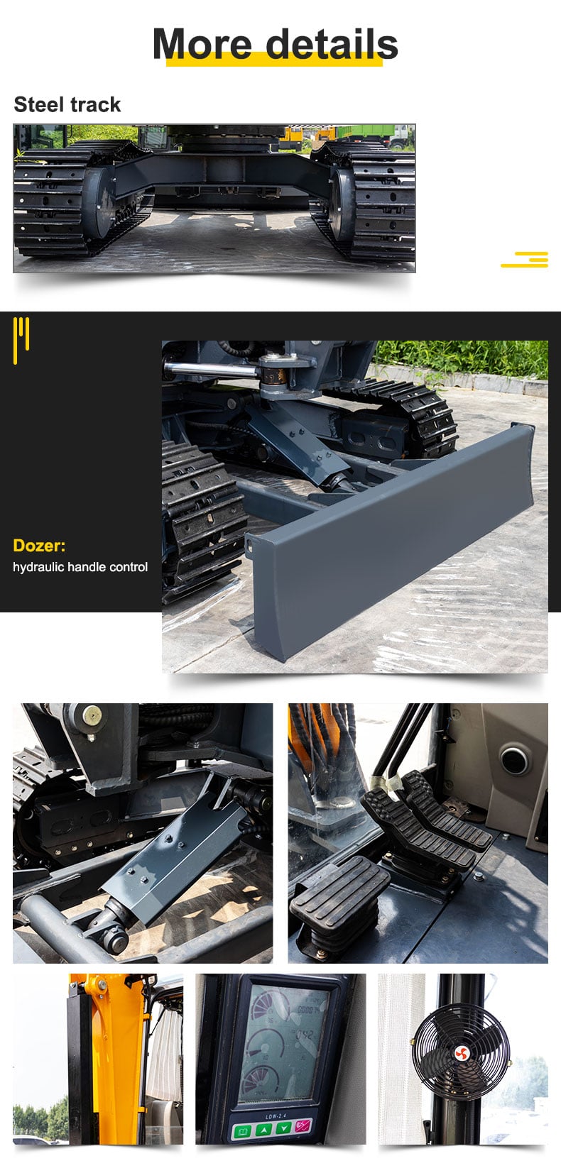 HT35 3.5ton Mini Excavator