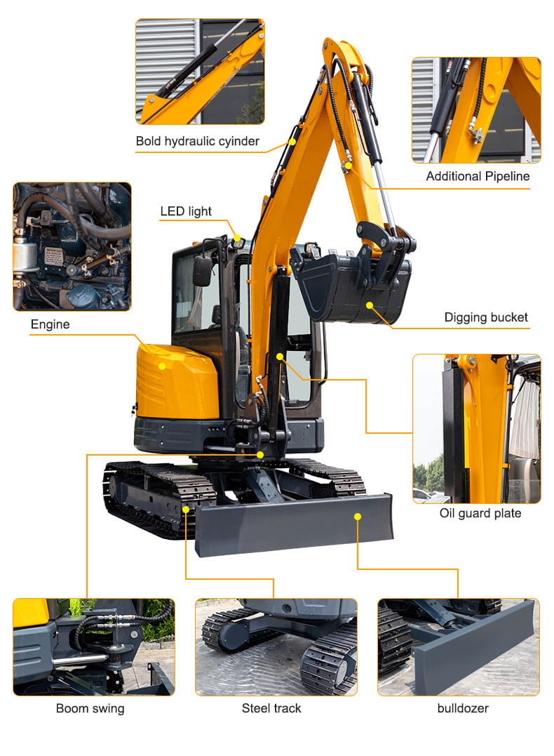 HT35 3.5ton Mini Excavator