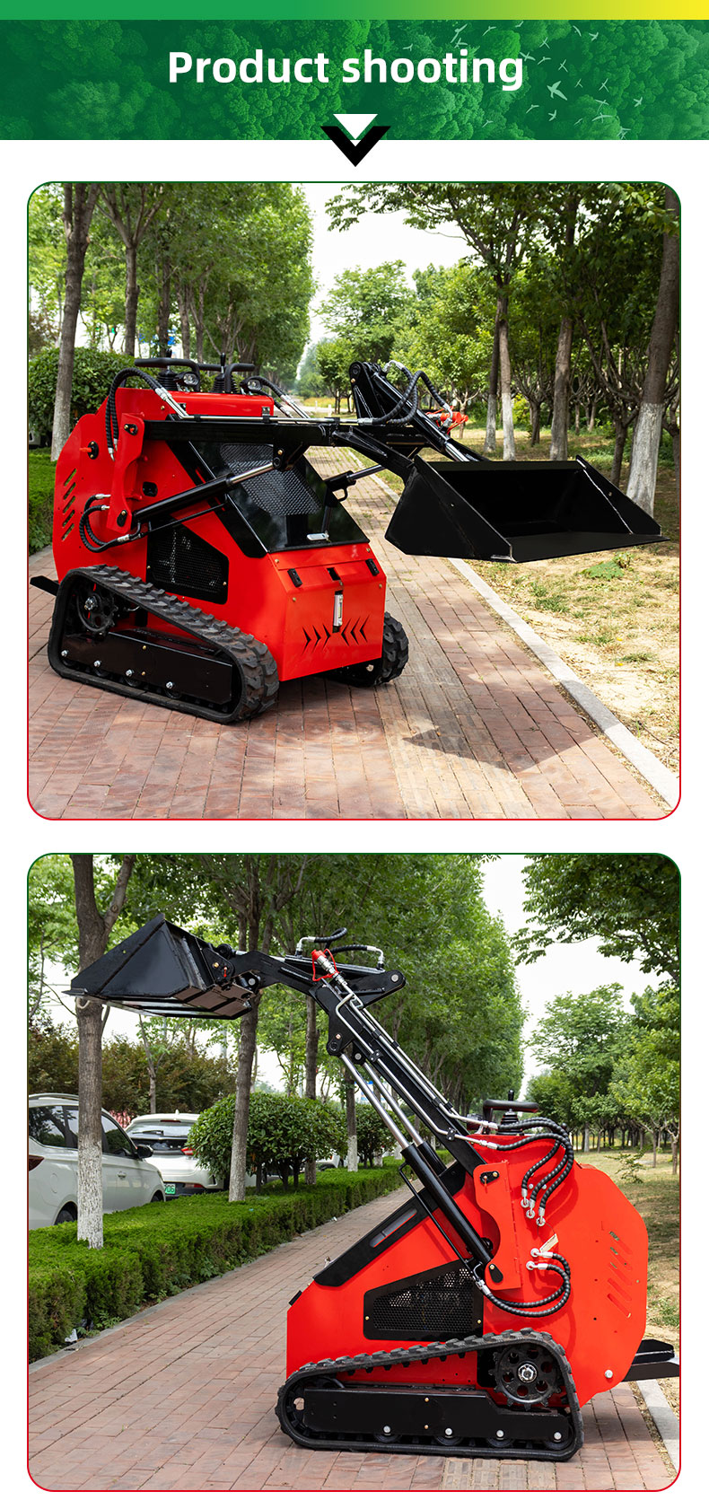 HTHY382T Mini Skid Steer Loader