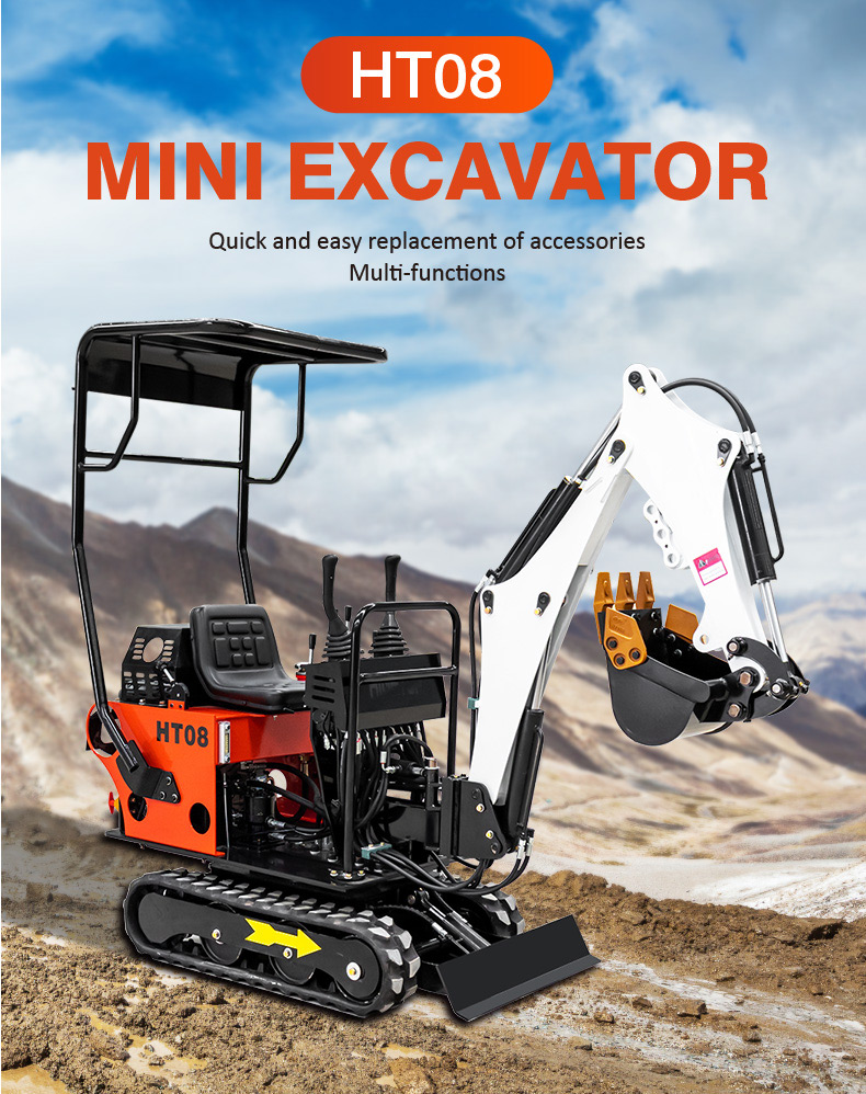HT08 800kg Mini Excavator