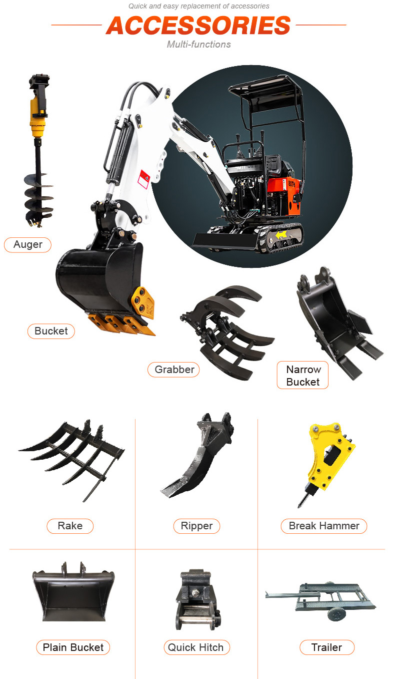 HT08 800kg Mini Excavator