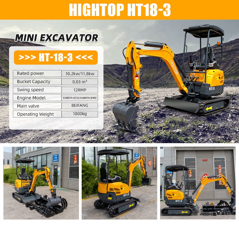 HT18L Mini Excavator