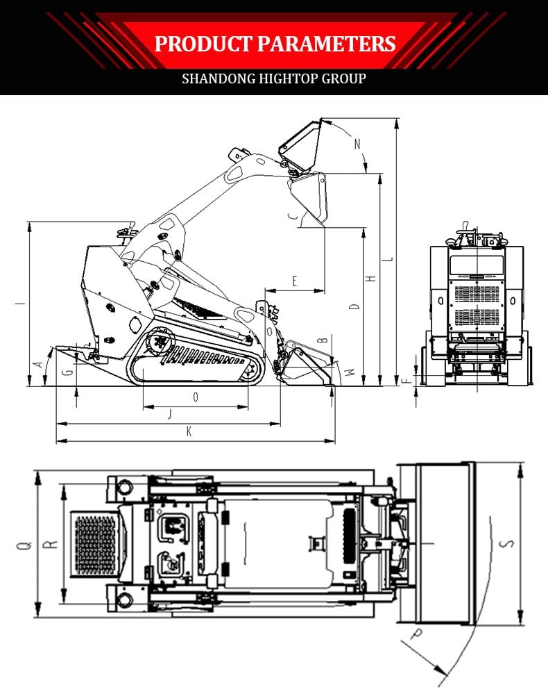 HT1000 skid steer loader