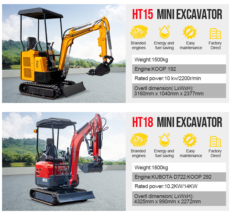 HT30 3T Mini Excavator With Closed Cab