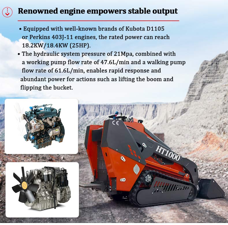 HT1000 skid steer loader