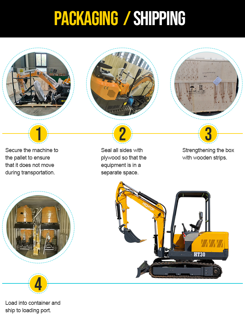HT30 3T Mini Excavator With Closed Cab