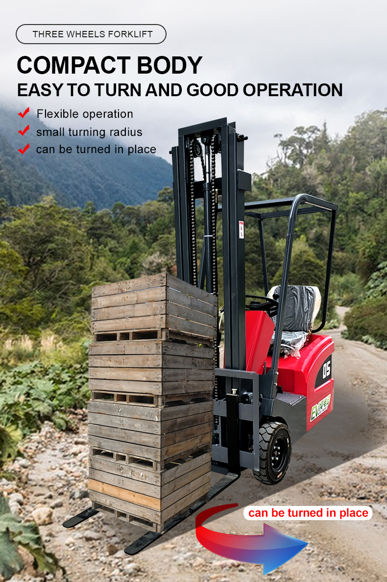 0.5ton Three Wheel Forklift