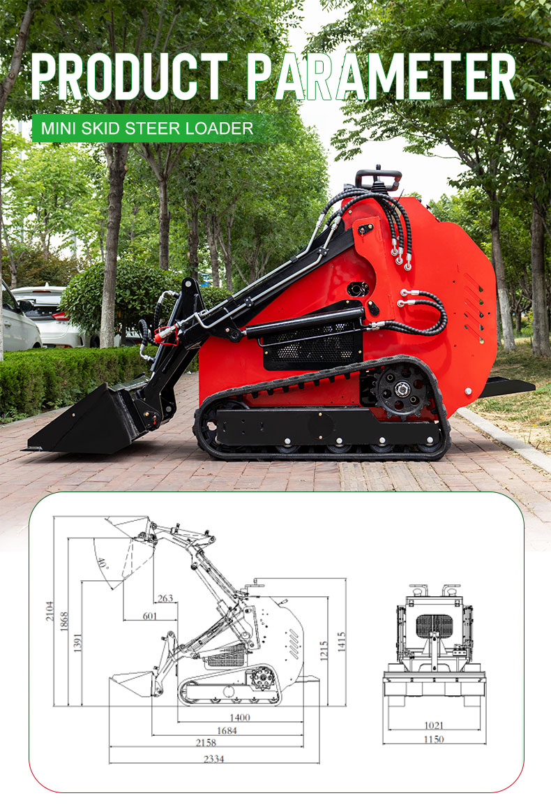 HTHY382T Mini Skid Steer Loader