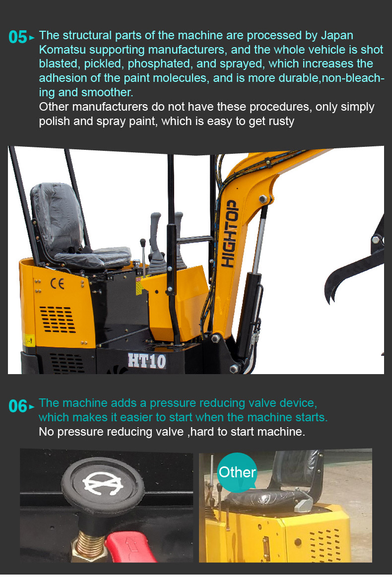 HT10B 1ton Mini Excavator