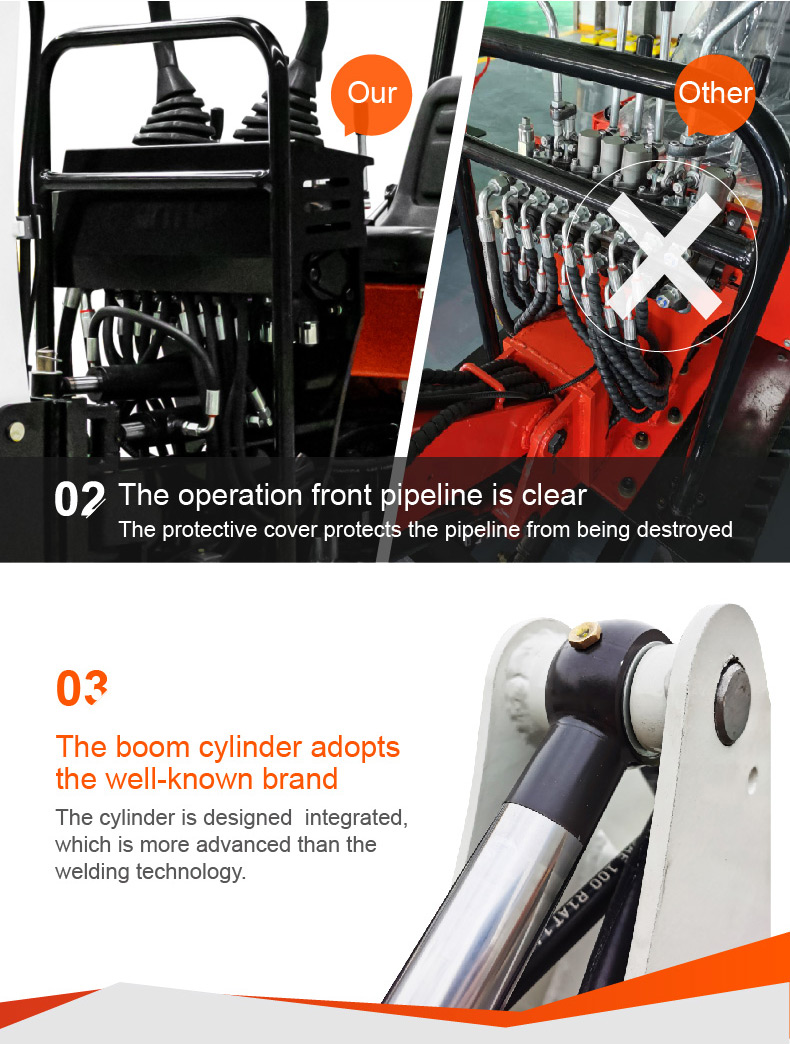HT08 800kg Mini Excavator