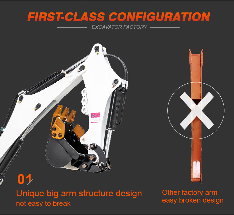 HT08 800kg Mini Excavator