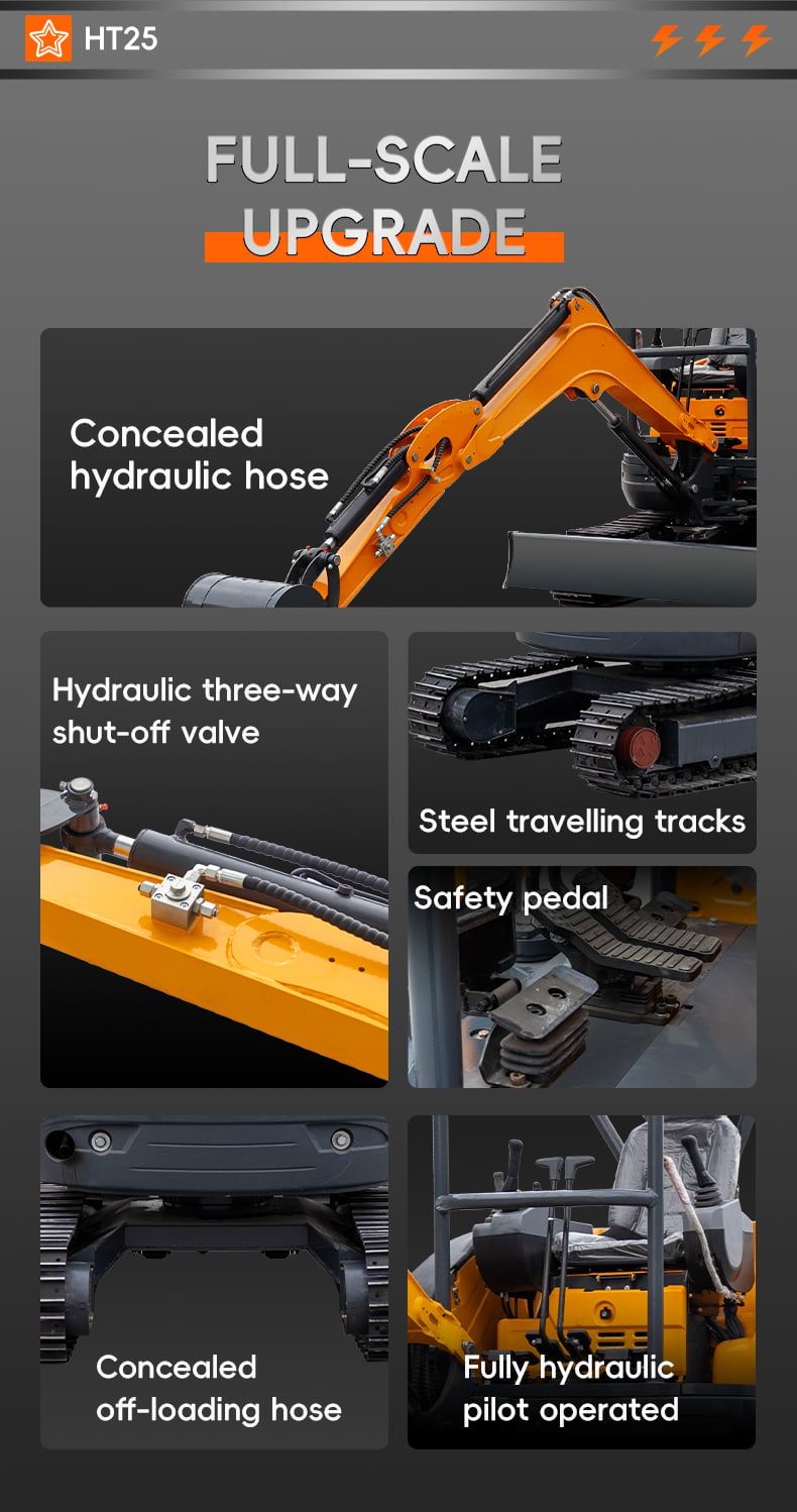 HT25 2.5ton Mini Excavator