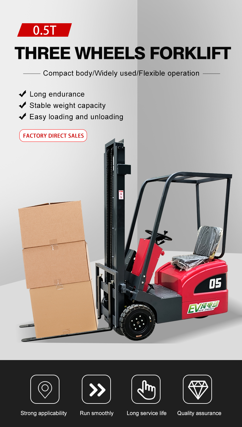 0.5ton Three Wheel Forklift