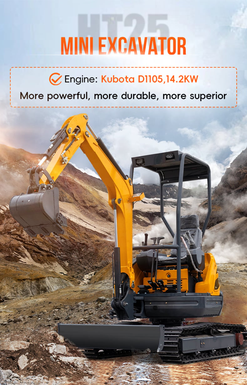 HT25 2.5ton Mini Excavator