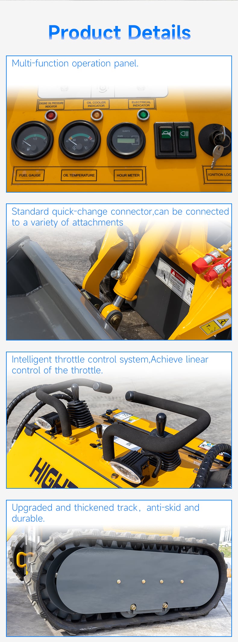 HTS380 Mini Skid Steer Loader