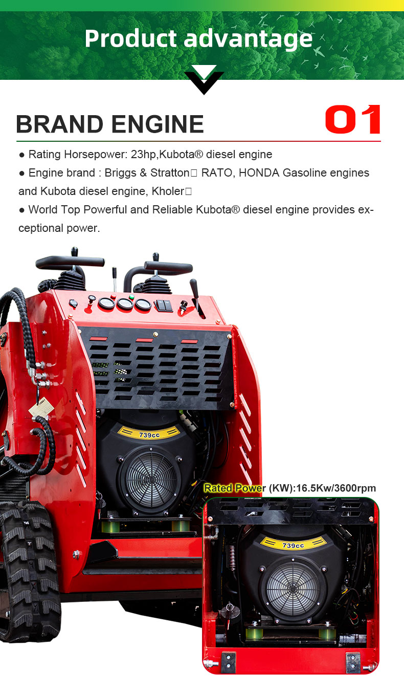 HTHY382T Mini Skid Steer Loader
