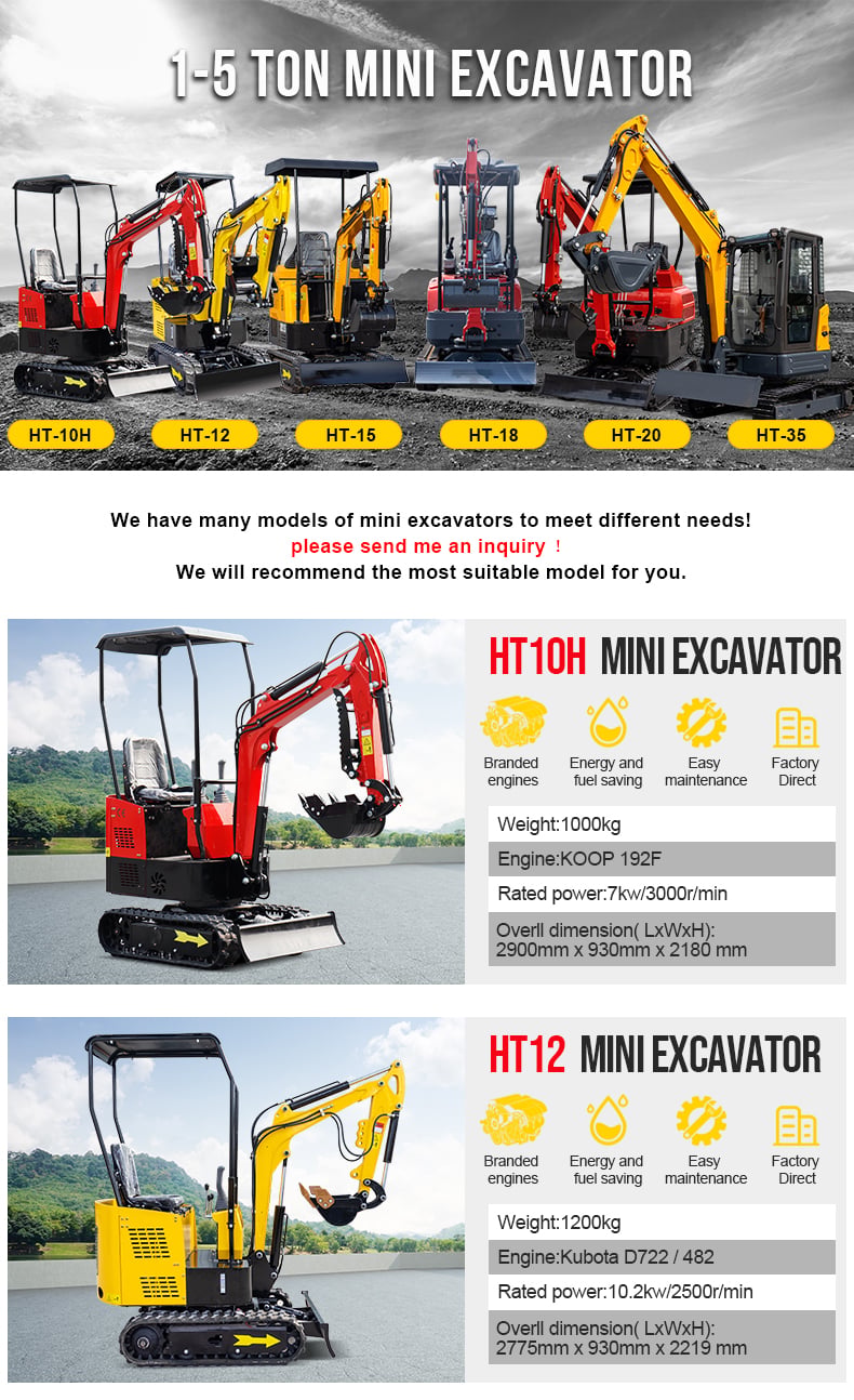 HT30 3T Mini Excavator With Closed Cab