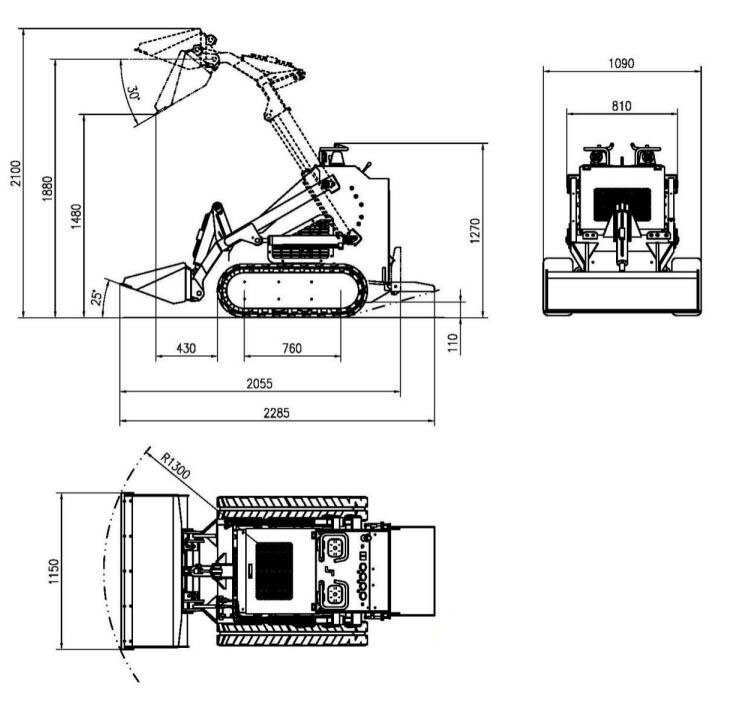 HT380S Skid Steer Loader