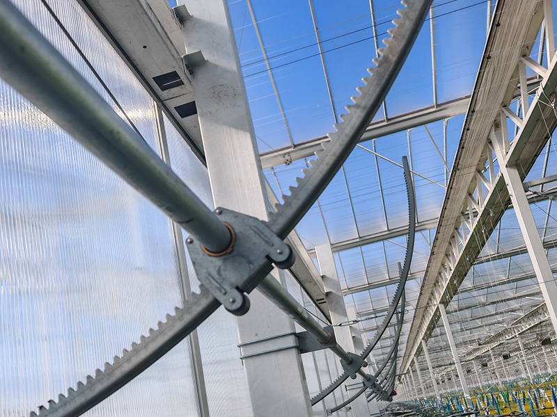 Introduction to Greenhouse Window Opening Gear and Rack System