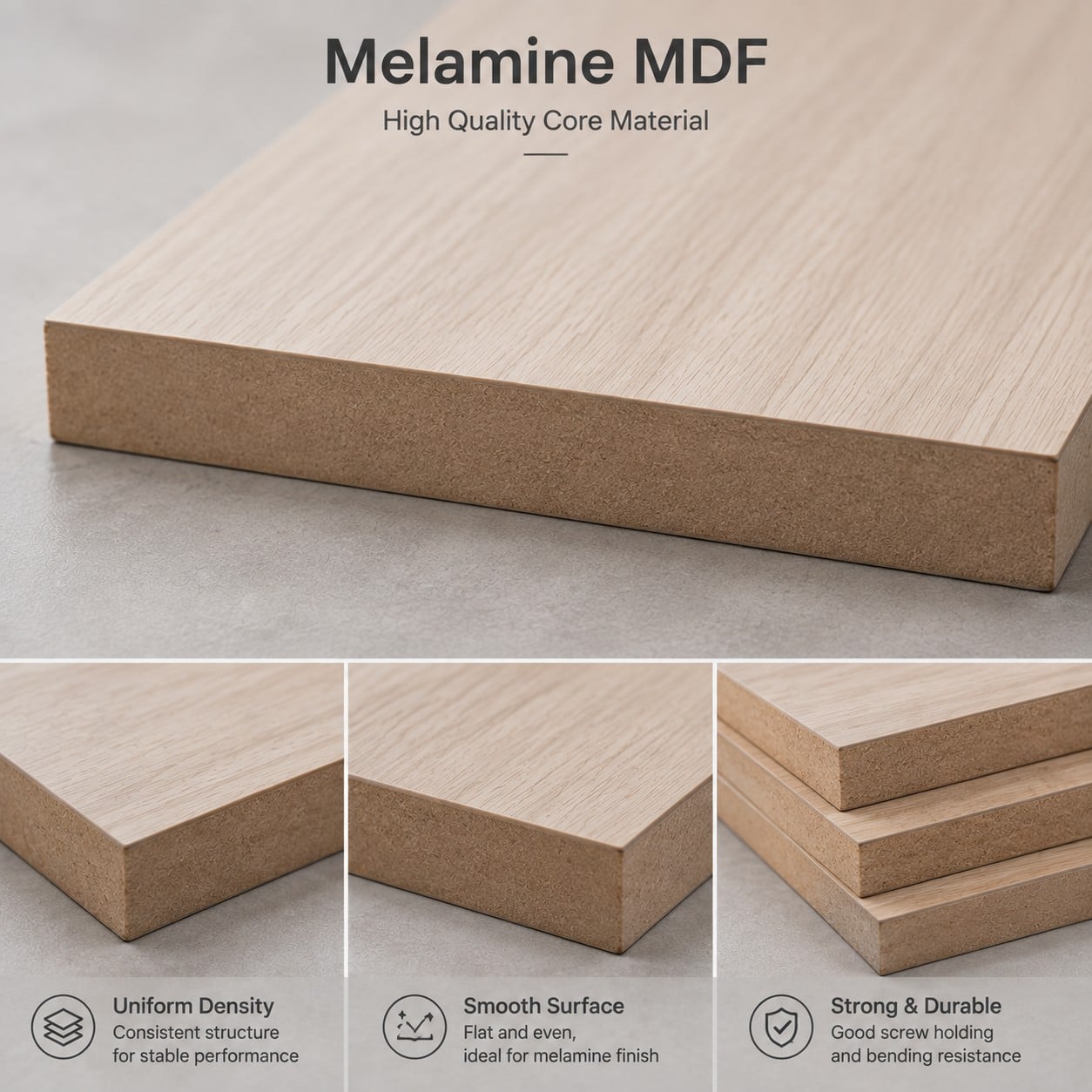 Detailed Explanation of Melamine Boards: How to Choose the Right Substrate (Particleboard/MDF/Plywood) 3